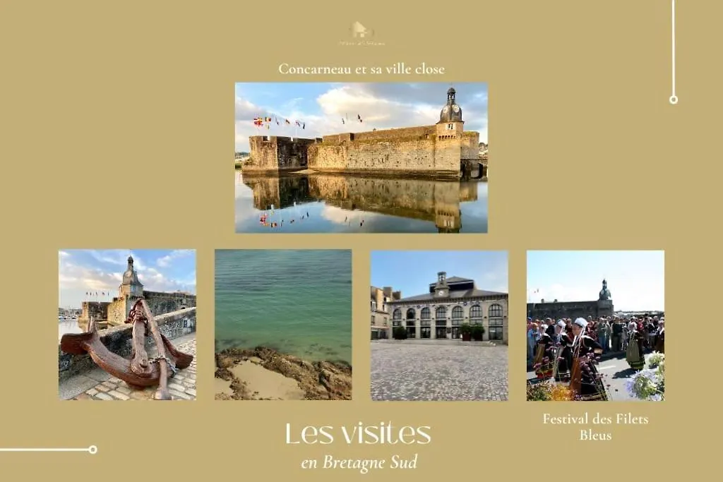 La Villa Ty An Dudou Luxe Et Confort, Plages, Gr34 2-10 Personnes Clohars-Carnoët