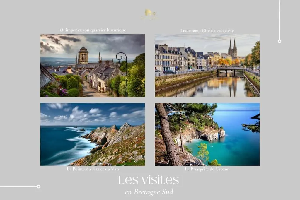 La Villa Ty An Dudou Luxe Et Confort, Plages, Gr34 2-10 Personnes Clohars-Carnoët Frankrig