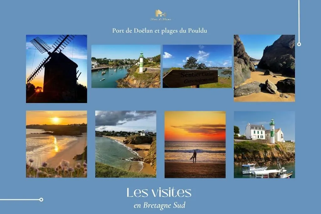 La Villa Ty An Dudou Luxe Et Confort, Plages, Gr34 2-10 Personnes Clohars-Carnoët 0*,  Frankrig